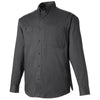 Harriton Men's Dark Charcoal Advantage IL Long-Sleeve Workshirt