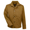 Harriton Men's Duck Brown Auxiliary Canvas Work Jacket