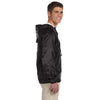 Harriton Men's Black Packable Nylon Jacket