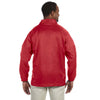 Harriton Men's Red Nylon Staff Jacket