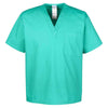 Harriton Men's Aqua Green Restore 4.9 oz. Scrub Top