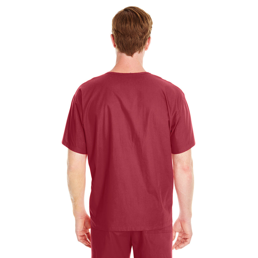 Harriton Men's Wine Restore 4.9 oz. Scrub Top