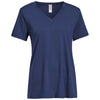 Expert Women's Navy American Moca V-Neck Tee