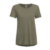 Expert Women's Olive American MoCA Bay Short Sleeve Crew