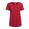 Expert Women's Scarlet American MoCA Bay Short Sleeve Crew