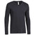 Expert Men's Black American Moca V-Neck Long Sleeve Tee