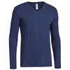 Expert Men's Navy American Moca V-Neck Long Sleeve Tee