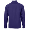 Cutter & Buck Men's College Purple Adapt Eco Knit Hybrid Recycled Full Zip Jacket