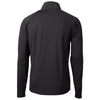 Cutter & Buck Men's Black Adapt Eco Knit Hybrid Recycled Quarter Zip