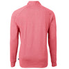 Cutter & Buck Men's Cardinal Red Heather Adapt Eco Knit Heather Quarter Zip