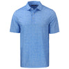 Cutter & Buck Men's Atlas Pike Constellation Print Stretch Polo