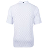 Cutter & Buck Men's White Exp Pique Tile Print Recycled Polo