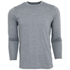 Greyson Men's Light Grey Heather Guide Sport Long Sleeve Tee