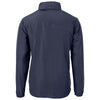 Cutter & Buck Men's Navy Blue Charter Eco Recycled Full Zip Jacket