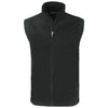 Cutter & Buck Men's Black Charter Eco Recycled Full-Zip Vest