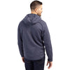 Cutter & Buck Men's Liberty Navy Heather Mainsail Full Zip Hooded Jacket