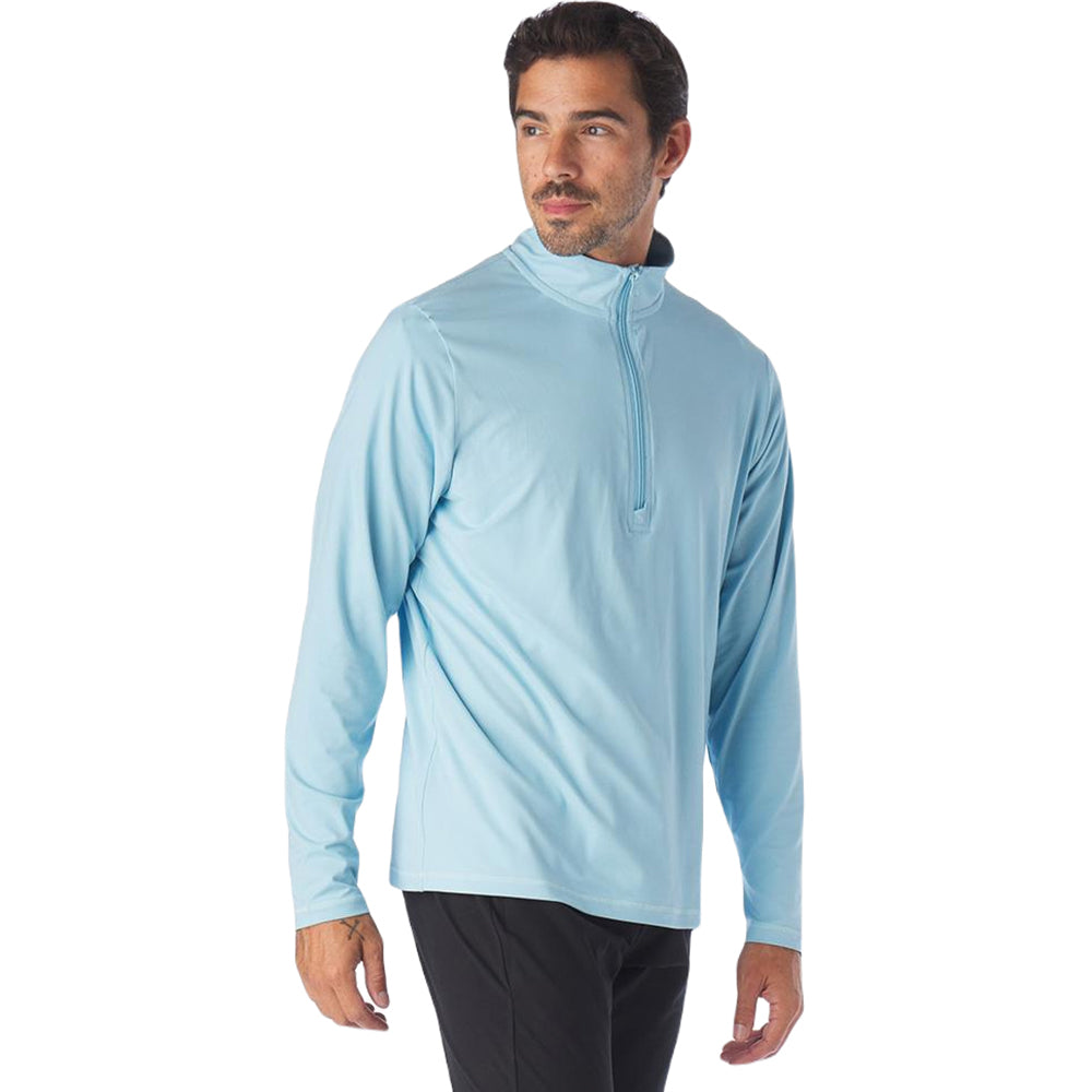 Glyder Men's Vista Blue Tahoe 1/4 Zip