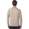 Glyder Men's Mocha Heather/White Stripe Salton Long Sleeve