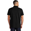 Mercer+Mettle Men's Deep Black Stretch Pique Polo