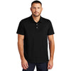 Mercer+Mettle Men's Deep Black Stretch Pique Polo