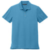 Mercer+Mettle Men's Parisian Blue Stretch Pique Polo