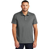 Mercer+Mettle Men's Storm Grey Stretch Pique Polo