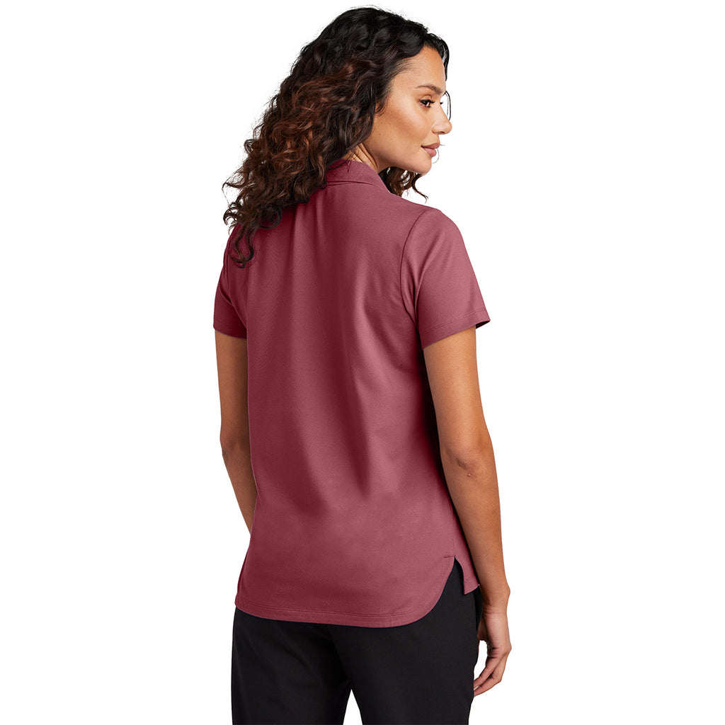 Mercer+Mettle Women's Rosewood Stretch Pique Polo