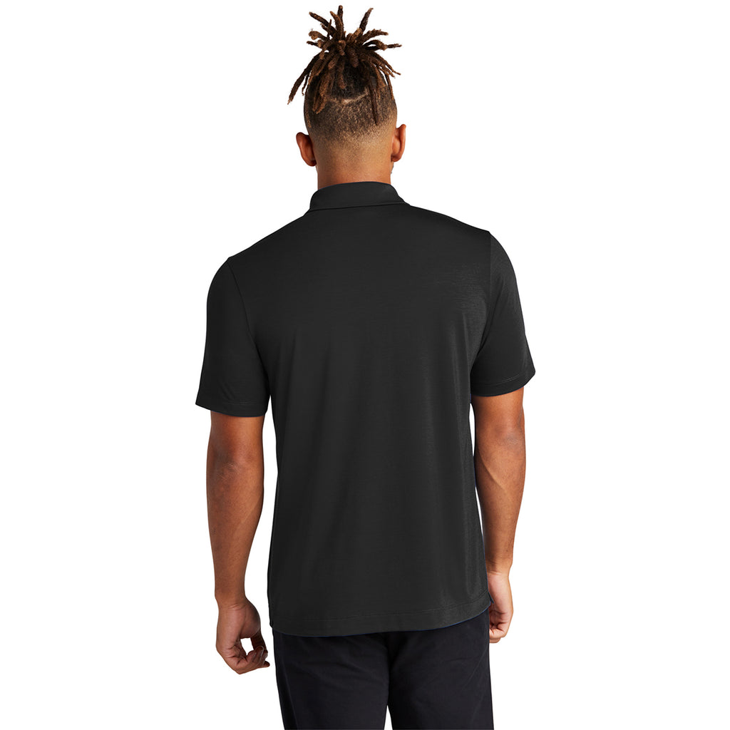 Mercer+Mettle Men's Deep Black Stretch Jersey Polo