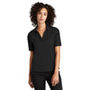 Mercer+Mettle Women's Deep Black Stretch Jersey Polo