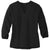 Mercer+Mettle Women's Deep Black Stretch Crepe 3/4 Sleeve Blouse