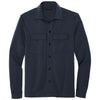 Mercer+Mettle Men's Night Navy Double-Knit Snap Front Jacket