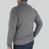 Rally Zusa Men's Grey Heather Midtown Fleece Full Zip