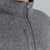 48-Hour Zusa Men's Light Grey Heather Midtown Fleece Full Zip