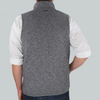 48-Hour Zusa Men's Light Grey Heather Midtown Fleece Vest