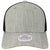 Legacy Melange Grey/Black Mid-Pro Snapback Trucker Cap