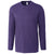 Clique Men's College Purple Heather Long Sleeve Phoenix Tee