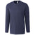 Clique Men's Navy Heather Long Sleeve Phoenix Tee