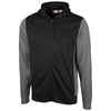 Clique Men's Black Helsa Sport Colorblock Full Zip