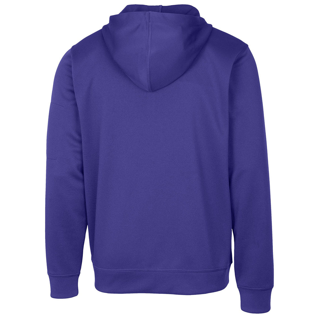 Clique Men's Royal Purple Lift Performance Full Zip Hoodie