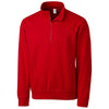 Clique Unisex Red MainStage Half Zip