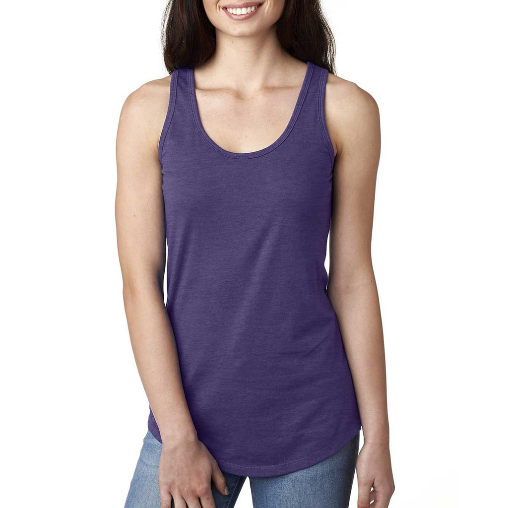 Next Level Women's Purple Rush Ideal Racerback Tank