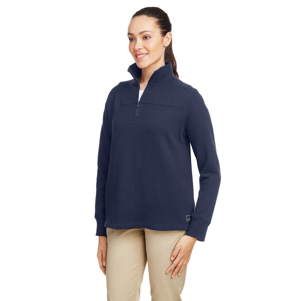 Nautica Women's Nautica Navy Anchor Quarter-Zip Pullover