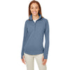 Nautica Women's Faded Navy Saltwater Quarter-Zip Pullover