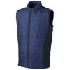 Nautica Men's Nautical Navy/Nautical Navy Heather Harbor Puffer Vest