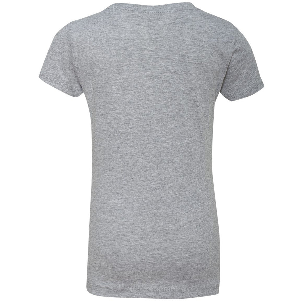 Next Level Girl's Heather Grey Princess Tee