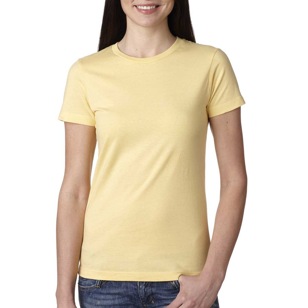 Next Level Women's Banana Cream Boyfriend Tee