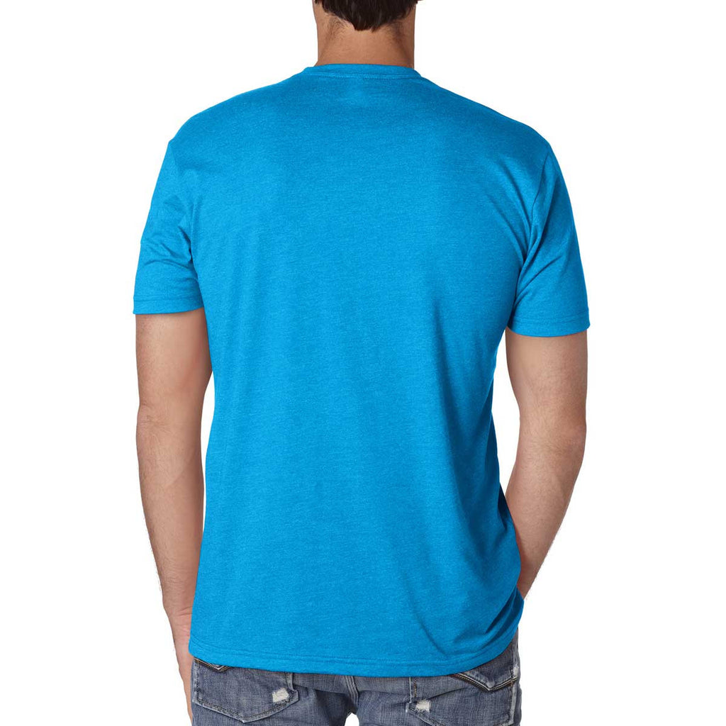 Next Level Men's Turquoise Premium Fitted CVC Crew Tee