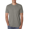 Next Level Men's Warm Grey Premium Fitted CVC Crew Tee