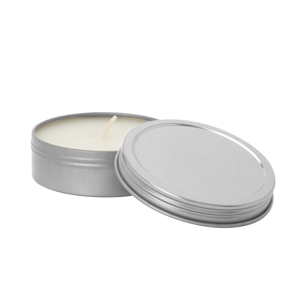 SnugZ 2 oz. Sugar Cookie/Silver Scented Candle in Screw-Top Metal Tin