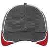 New Era Graphite/Red/White Hex Mesh Cap